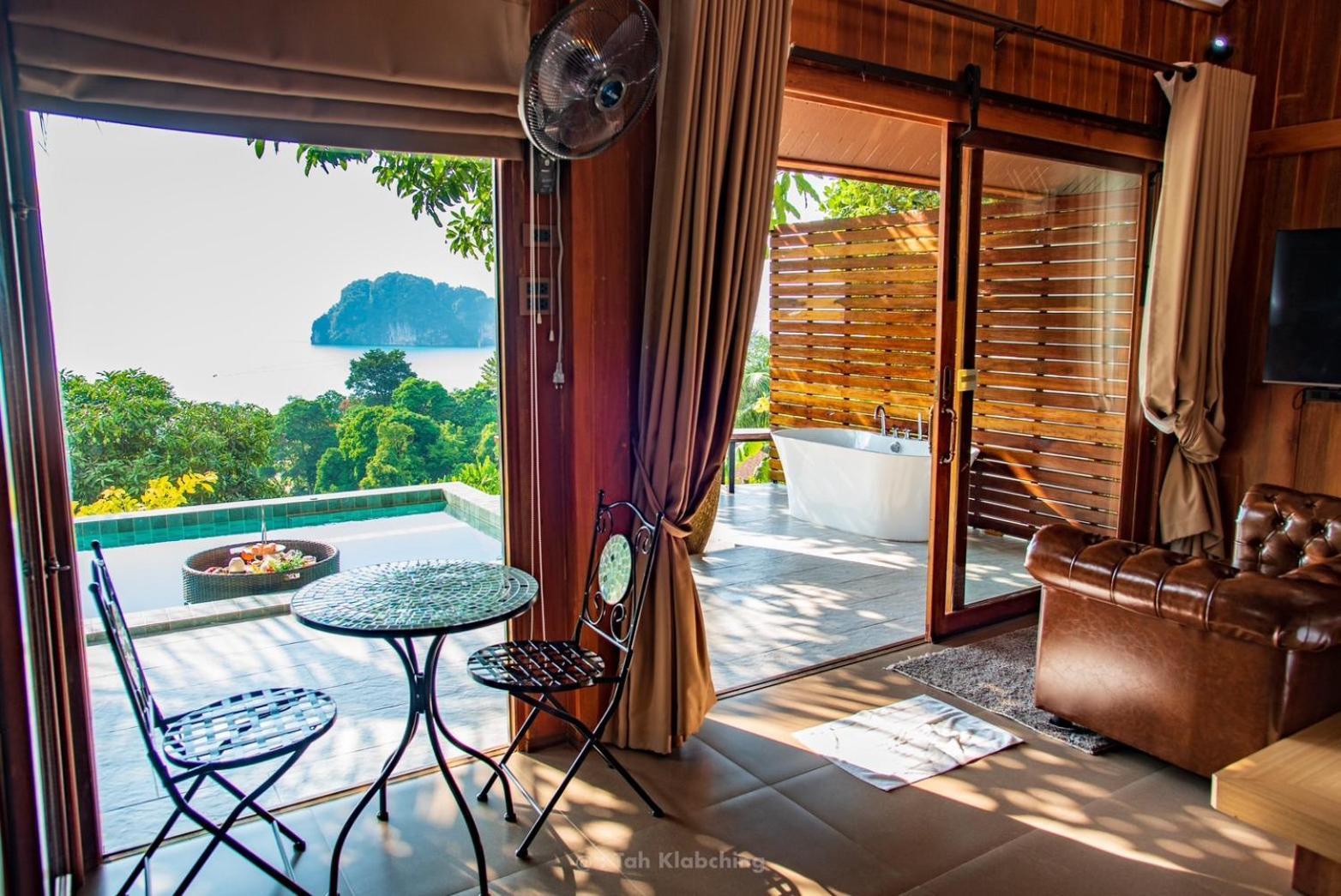 เขาทองพูลวิลล่ากระบี่ Khaotong Pool Villa Krabi Ban Nai Sa Екстериор снимка