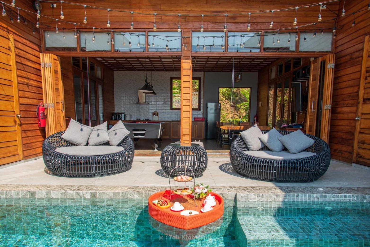 เขาทองพูลวิลล่ากระบี่ Khaotong Pool Villa Krabi Ban Nai Sa Екстериор снимка