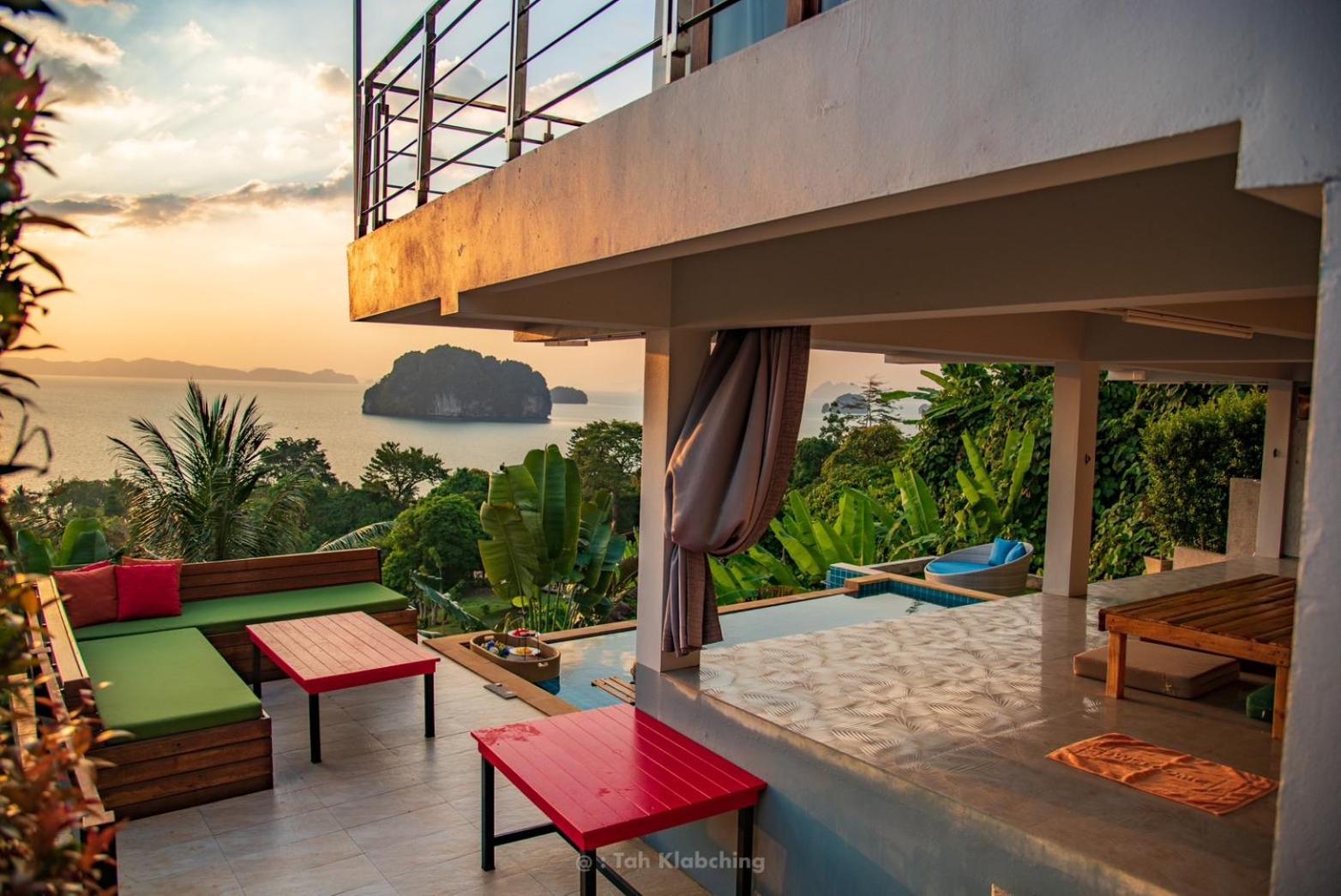 เขาทองพูลวิลล่ากระบี่ Khaotong Pool Villa Krabi Ban Nai Sa Екстериор снимка