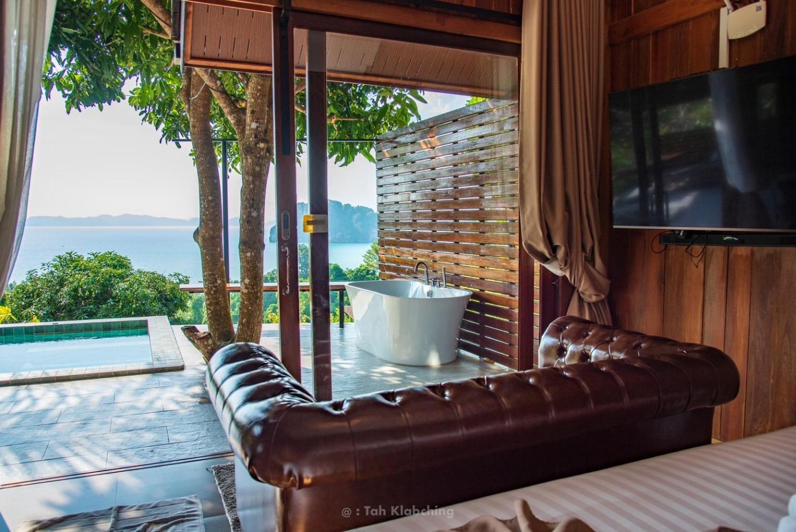 เขาทองพูลวิลล่ากระบี่ Khaotong Pool Villa Krabi Ban Nai Sa Екстериор снимка