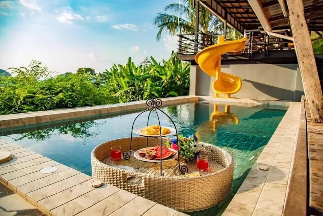 เขาทองพูลวิลล่ากระบี่ Khaotong Pool Villa Krabi Ban Nai Sa Екстериор снимка